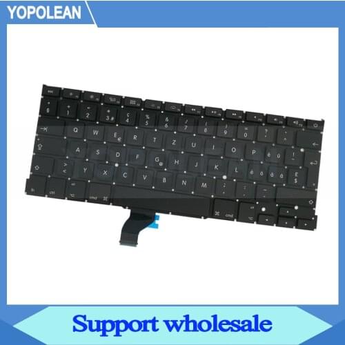 3 pcs/lot New Switzerland Swiss Keyboard For Macbook Pro Retina 13" A1502 2013 2014 2015 Years
