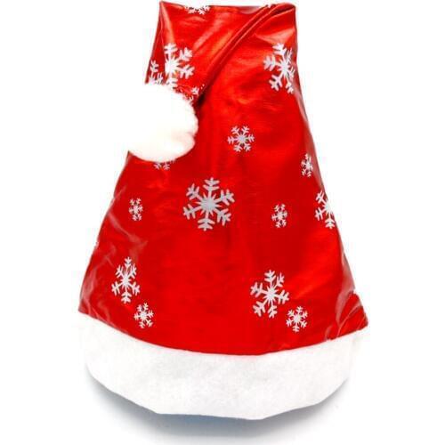 New Arrival Christmas Hats Caps Santa Claus Xmas Cotton Cap Christmas Gift New Year Cap Merry Christmas Decoration