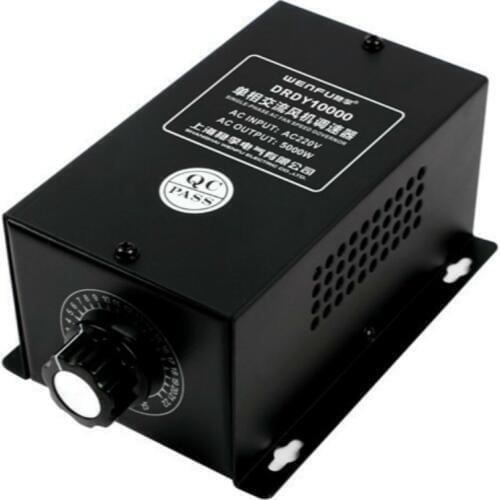 Single-phase fan speed controller AC motor speed switch infinitely variable ceiling fan fan speed switch 220v 2500W-5000W 80A