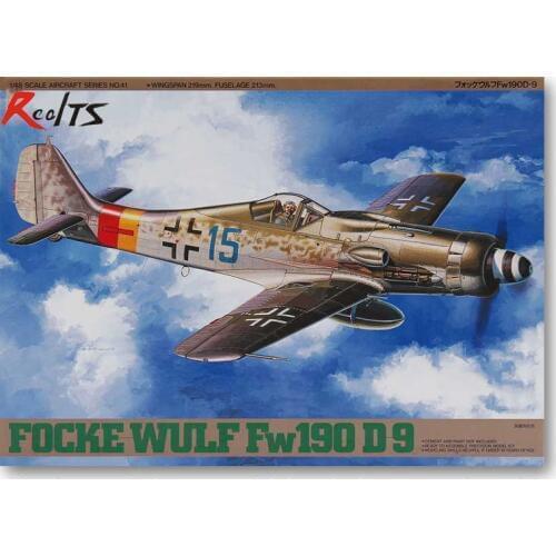 RealTS Tamiya 61041 1/48 Model Figther Aircraft Kit Luftwaffe Focke-Wulf Fw 190 D-9