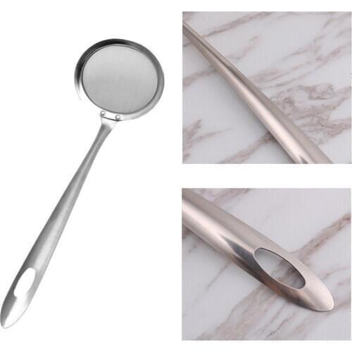 Stainless Steel Mesh Spoon Sifter Sieve Cooking Skimmer Strainer New