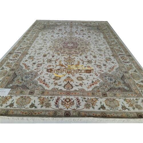 Large silk rug handwoven wool carpets carpet on the floor Persian Oriental Carpet made Big Carpet Living Room Home Decor