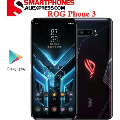Global ROM Asus ROG Phone 3 5G Gaming Phone Snapdragon 865/865 Plus 6.59 Inch 144HZ Refresh Rate AMOLED 6000mAh 64MP Camera NFC