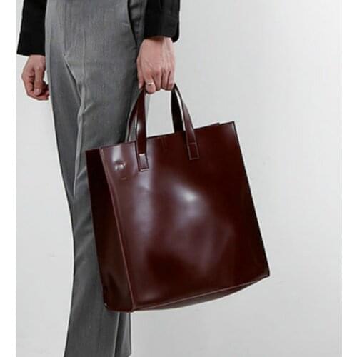 Tidog Korean version of the portable fashion retro oblique cross-pack tote bag