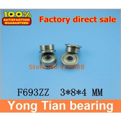 MOTOR LEVEL SF693-ZZ f693 zz 2Z SF693ZZ SSF693ZZ Stainless steel F693-2Z 3*8*9.5*4*0.9 mm Flange bushing ball bearing