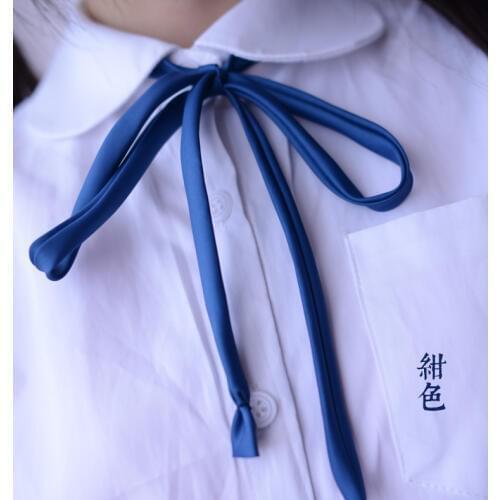 3 PCS / LOT Thin strips Smooth collar rope Japanese uniform neck rope kawaii collar Colorful rope