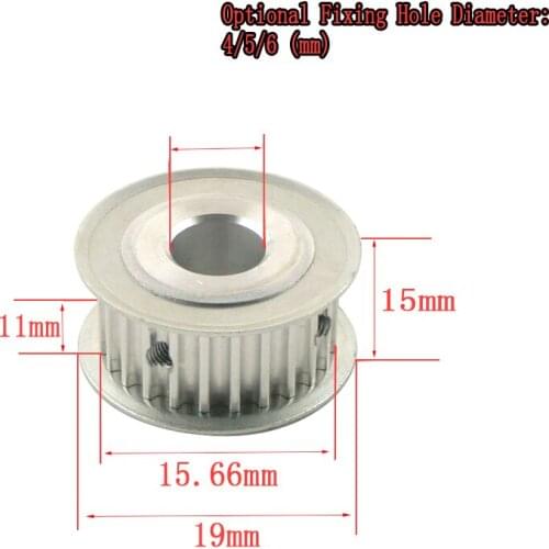 Double plane XL10 10tooth Timing Pulley Aluminum 3D Printer Parts Width 11mm Synchronous Wheel Gear puliey wheel machine
