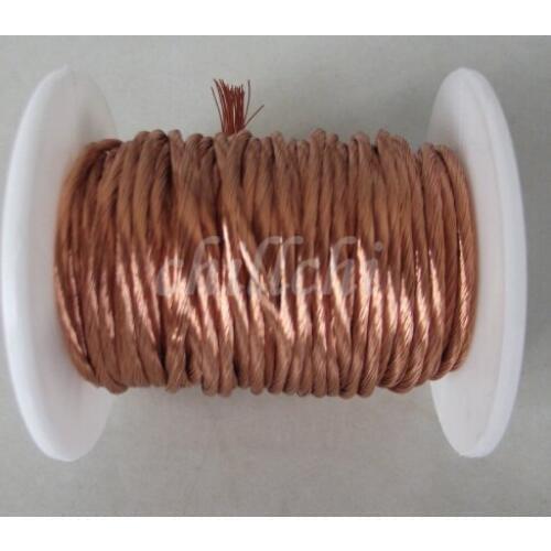 0.2X60 shares beam light strands twisted copper Litz wire Stranded round copper wire