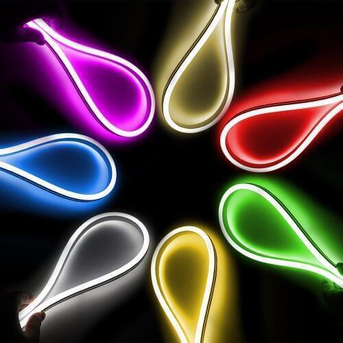 1/2/3/4/5/6/7/8/9/10/20/50/100M LED Light 220V EU Adapter Neon Light Signs Lamp Waterproof LED Lamp Fairy Lights Xmas Lighting