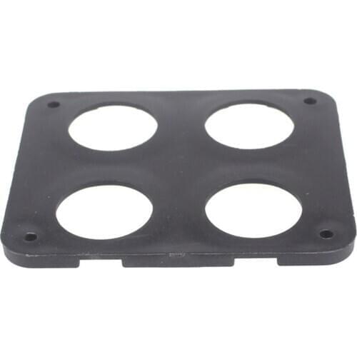 1/2/3/4 Hole Car USB Lighter Voltmeter Mount Holder Outlet Panel Frame