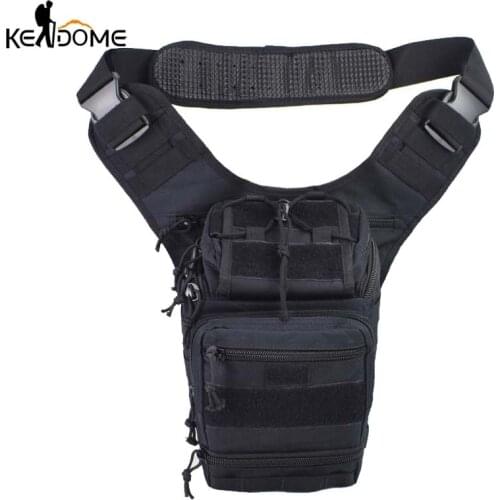 1000D Tactical Waist Leg Bag Ourdoor Sports Hunting Camera Military Camping Hiking Shoulder Crossbody Bag Molle Assult Bag XA20D