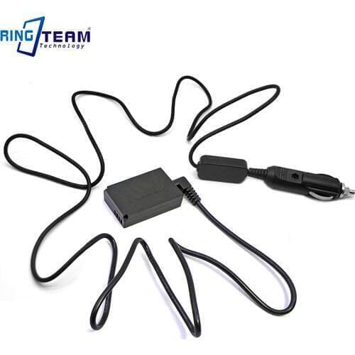 10X Car Power Adapter CAPS700 with ACK-E12 DR-E12 LP-E12 Battery DC Coupler for Canon Digital Cameras EOS-M EOS M M2 M10 and M50