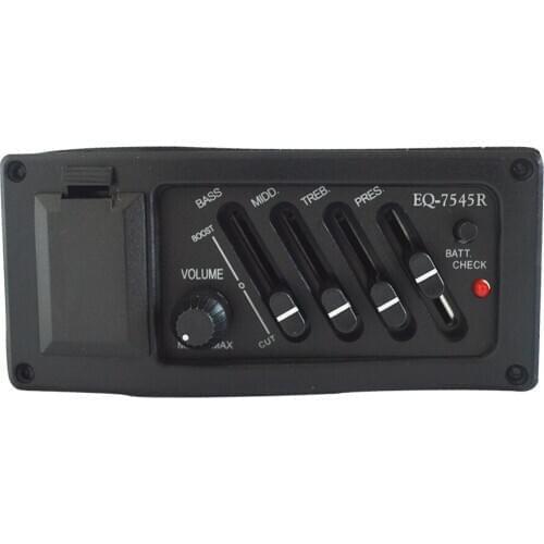 4 Band Equalizer Preamp for Classical & Acoustic Guitar fit for Silm Body Guitar 4Band EQ Folk Guitar Pickup