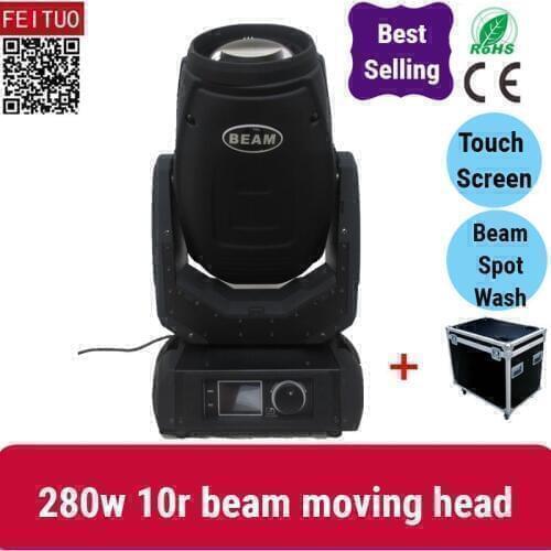 8+case/lot intelligent Moving Head 10r gobo beam lighting 280w for Weddings wash beam spot