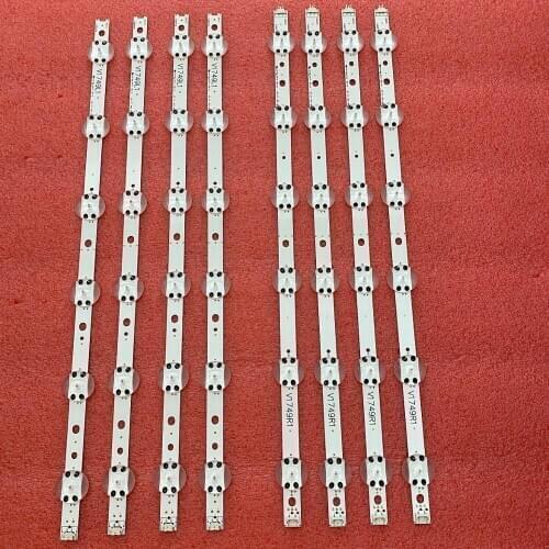 8set=32pcs LED Backlight strip For LG 49UV340C 49UJ6525 49UJ6585 49UJ6565 49UJ651V 49UJ670V 49UJ701V V17 49 R1 L1