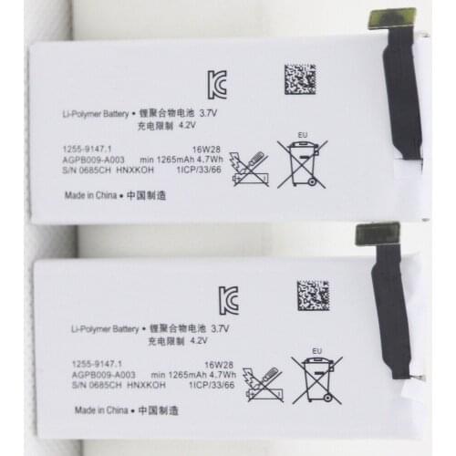 1265mAh Battery For Sony Ericsson st27i ST27a,Xperia advance Xperia go AGPB009-A003 Battery Batteries with repair tools adhesive