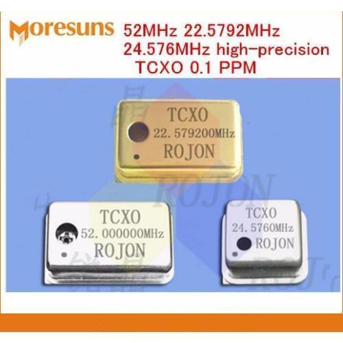 Fast Free Ship 3pcs/lot 52MHz 22.5792MHz 24.576MHz high-precisionTCXO 0.1 PPM temperature-compensation crystal oscillator