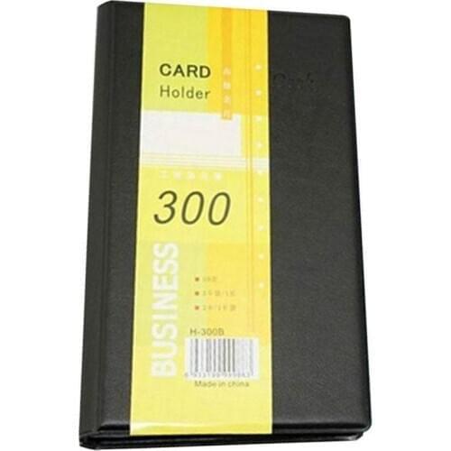 Business Card Book Large Capacity 300 Card Hard Book Storage Office Business Card Card Business Book Loose Holder M6L6