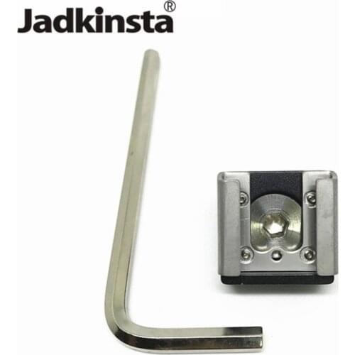 Flash Hot Shoe Mount Adapter Holder with 1/4 Screw Mounting Bracket For Nikon For Canon Dslr Cage Video Light Monitor