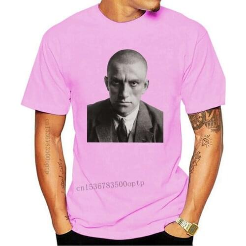 Vladimir Mayakovsky T-Shirt Novelist Author Writer Poetry Book Philosophyhot Sale Brand New Men Brand Tops Personalized