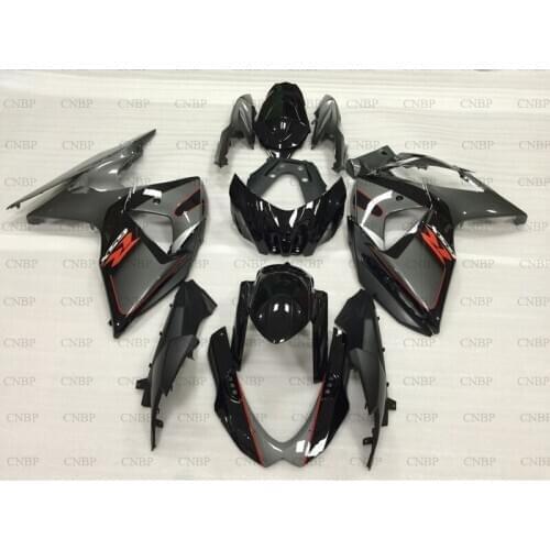 GSX-R1000 2009 - 2015 K9 Fairings GSXR 1000 2010 Abs Fairing GSX-R1000 11 12 Black Silver Grey Motorcycle Fairing