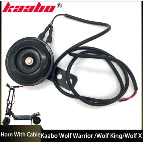 Kaabo Wolf Warrior King Horn With Cable Kaabo Offical 11inch 10inch Wolf X Scooter Spare Parts Accessories