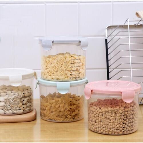 Kitchen Organizer Grains Beans Storage Jar Tank Keep Fresh Food Storage Box Refrigerator Food Container Sealed Crisper