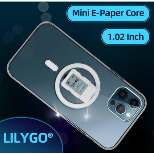 LILYGO® Mini E-Paper Core 1.02 Inch TF Card ESP32 PICO / T- U2T USB to TTL Automatic Downloader CH340K