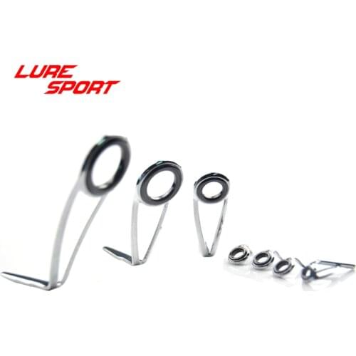 LureSport 7pcs 8pcs Fishing Rod Guide set for Spinning Lure Rod Building Component Fishing Pole Repair DIY Accessory