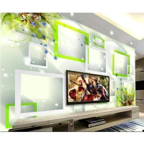 3d wallpaper custom mural non-woven wall stickers Smoke like dream flower, 3 d TV setting wall photo wallpaper for walls 3 d