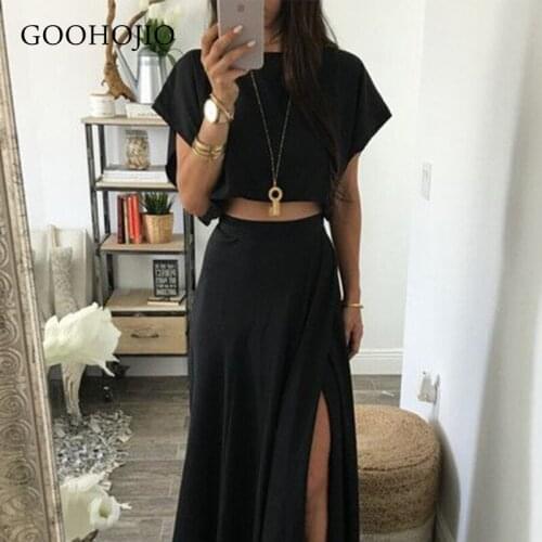 GOOHOJIO 2021 Spring Autumn New Casual Matching Sets Fashion Women Suit Two Piece Sets for Women Fashionable Dresses Women Sets