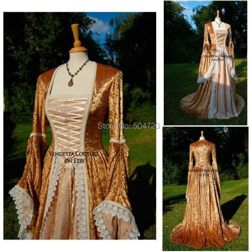 Custom madeR-469 Vintage Costumes 1860s Civil War Ball evening Dress/Gothic Lolita Dress Victorian dresses/Renaissance dress