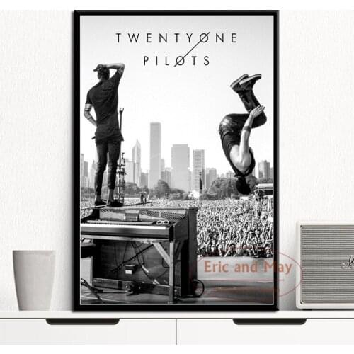 Posters And Prints Twenty One Pilots Rock Music Singer Wall Art Canvas Pictures Painting Nordic Room Decoration Aesthetic Cuadro
