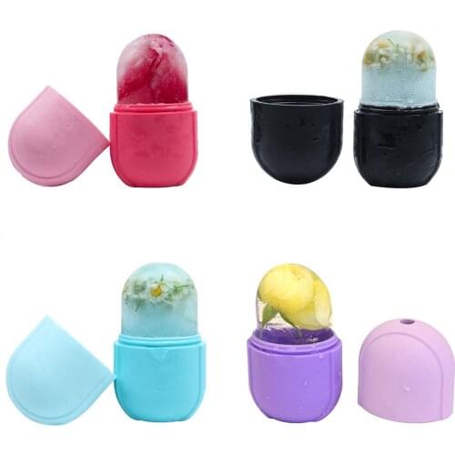 Facial Beauty Lifting Facial Roller Mold Ice Cube Trays Face Massager Skin Care Tools Gua Sha Face Massager Molds Reduce Redness