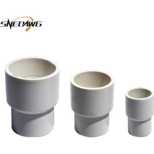 PVC-U Water Pipe Fitting Connectors 25/32/40/50mm Pipe Joint UPVC Plastic Water Pipe Supply Pipe Joint Fitting