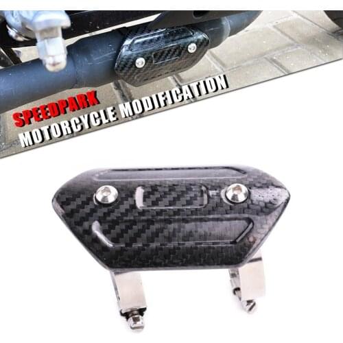 Carbon Fiber Heat Insulation Board For Motorcycle Exhaust Pipe Anti-scald Cover