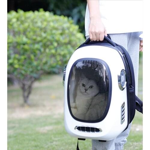 Cat Carrier Intelligent Bags Breathable Pet Dogs Cats USB Temperature Control Backpack Travel Space Capsule Cage Puppy Carry Bag