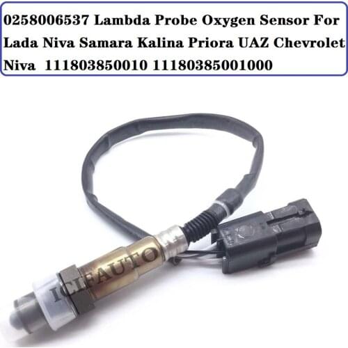 0258006537 New Lambda Probe Oxygen Sensor For Lada Niva Samara Kalina Priora UAZ Chevrolet Niva OE# 111803850010, 11180385001000