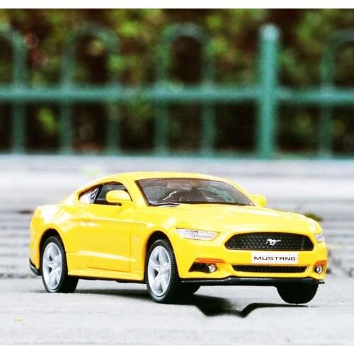 1:36 Die Cast Models Cars scale models of automobiles Alloy Vehicle gld3 Coche Toys for Children 5" Ford Mustang GT Sports car