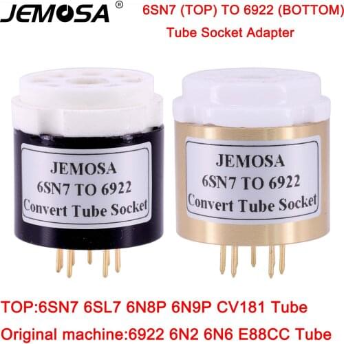 1PC 6SN7 6SL7 ECC32 ECC33 6N8P 6N9P B65 TO 6922 ECC88 6DJ8 6N1 6N2 6N6 DIY Audio Vacuum Tube Amplifier Convert Socket Adapter