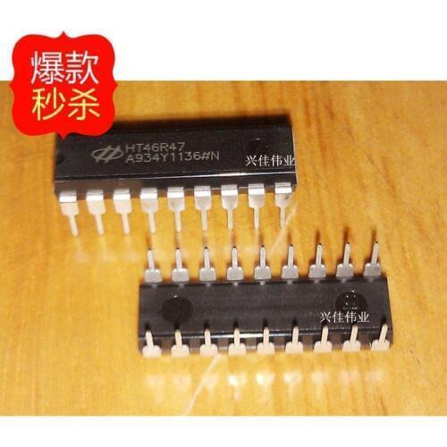 10PCS New original authentic HT46R47 DIP18 microcontroller