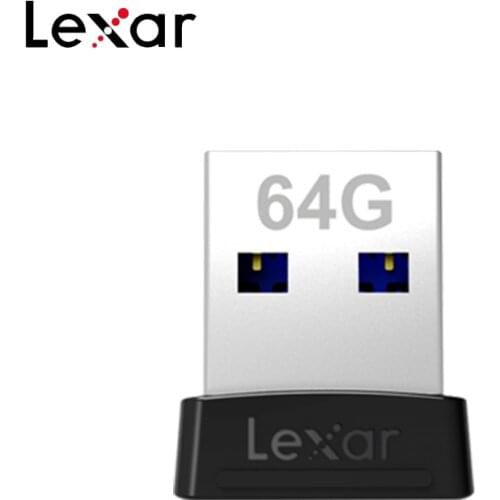 100% Original Lexar USB Flash Drive S47 USB 3.1 128GB Max Reading Speed 250mb/s Mini U Disk Pendrive 32GB 64GB Memory Stick