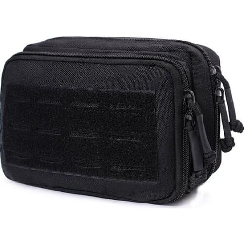 1000D EDC Storage Bag Outdoor Camping Cycling Backpack MOLLE Hanging Laser Cutting Leisure Waist Bag Tactical Chest Bag X397A
