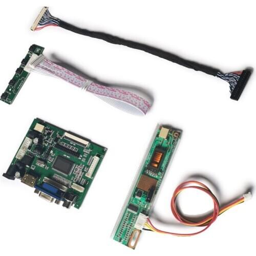 30-Pin LVDS +VGA+AV screen 1400*1050 1-CCFL fit LP150E02/LP150E05/LP150E06/LP150E07 display controller drive board DIY kit