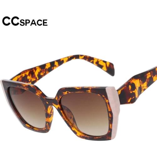 53222 Cat Eye Square Ladies Sunglasses Brand Design Splicing Frame Decorative Vintage Men Womens Shades UV400
