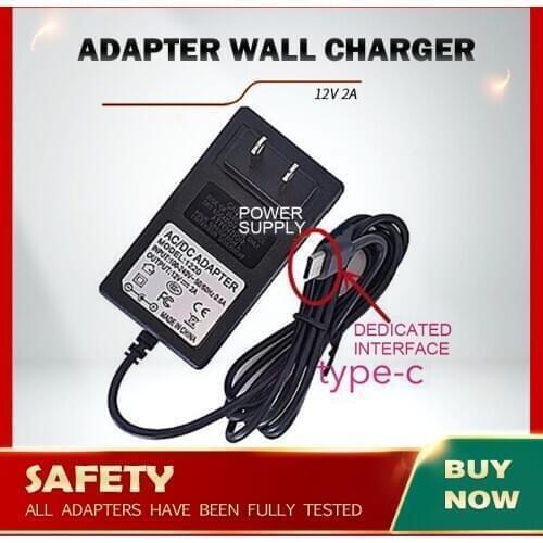 Adapter Wall Charger 12V 2A TYPE-C USB-C Port For CHUWI Hi13 2in1 Laptop Adapter Wall Charger Adapter Wall Charger
