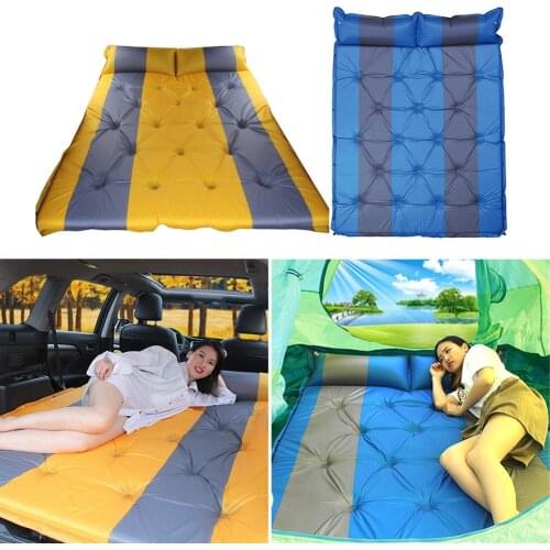 Car Air Inflatable Travel Mattress Bed Universal Car Bed For Back Seat Multi Functional Sofa Pillow Outdoor Camping Mat Cushion