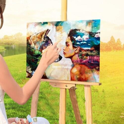 Beauty Wolf Animal DIY Paint By Numbers Package Oil Paints 50*70 Painting On Canvas Home Decoration Adults Wall Art Drawing