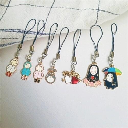 Cute Lovely Girl Phone Strap Lanyards for iPhone/Samsung/XiaoMi Case Mobile Phone Strap Hang Rope Smart Phone Charm