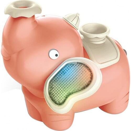 Novelty Humidifier Electric Musical Light Effect Walking Elephant Blowing Floating Ball Humidifier for Kids Toys Gift